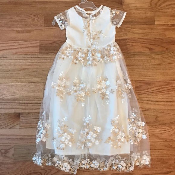 Little Girl’s Special Occasion Dress, Size 7 - Picture 2 of 7